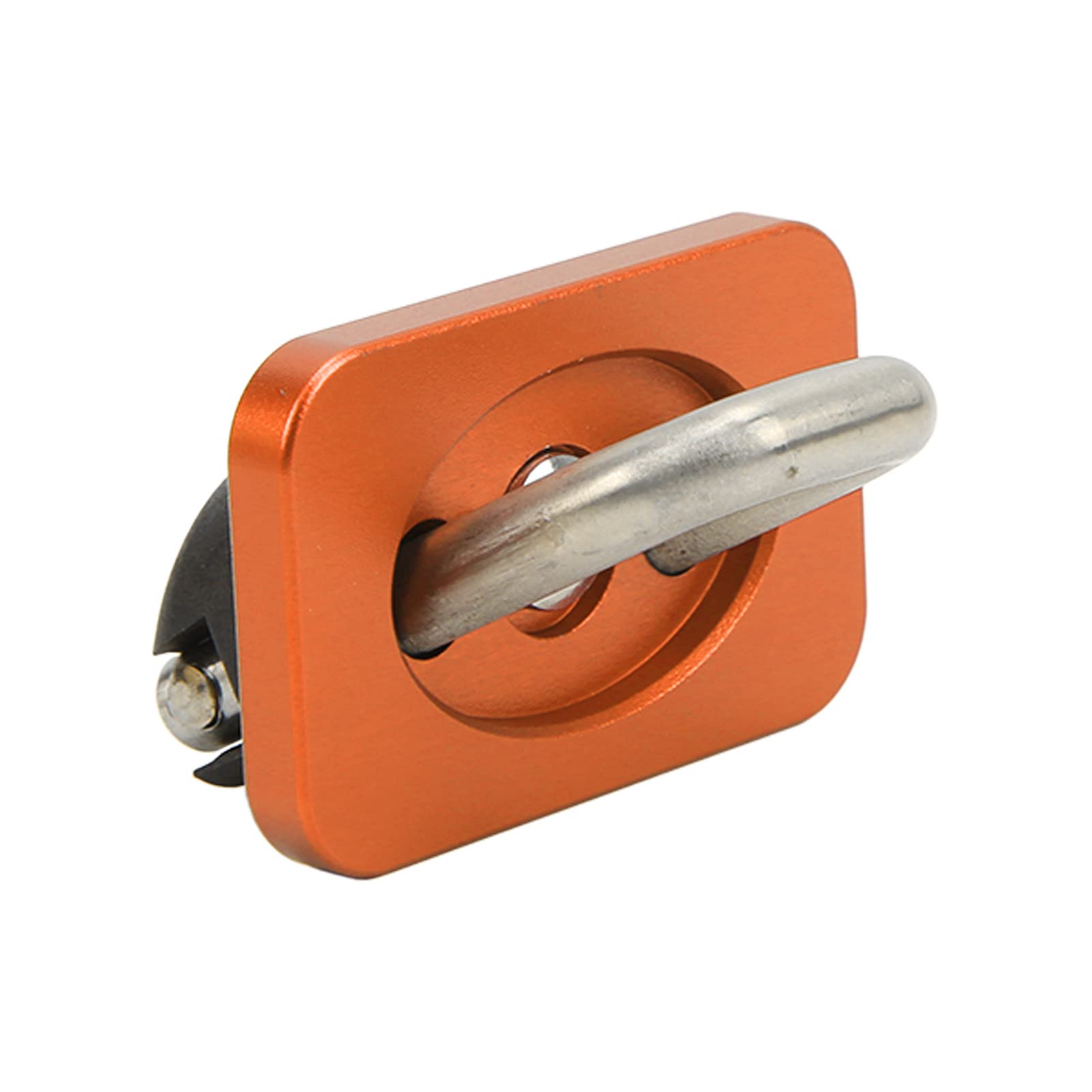 Juego de 6 anclajes de amarre para cama de camión, anillos de de acero inoxidable, repuesto de 1000 libras para 2007-2021 (Naranja)