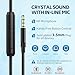 COOSII AC01 Over-Ear Headphones Wired, Passive Noise Isolating Corded Stereo Headsets with Mic Volume Control for Adults Teens 3.5mm for Chromebooks, Laptop, Computer, Tablets, Travel (Black Blue)