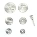 Floratek 6 PCS Mini HSS Circular Saw Blade Cutting Blade Wheels Disc Set Rotary Tool Wood Cutting Discs with 6 Blades 1 Extension Rod