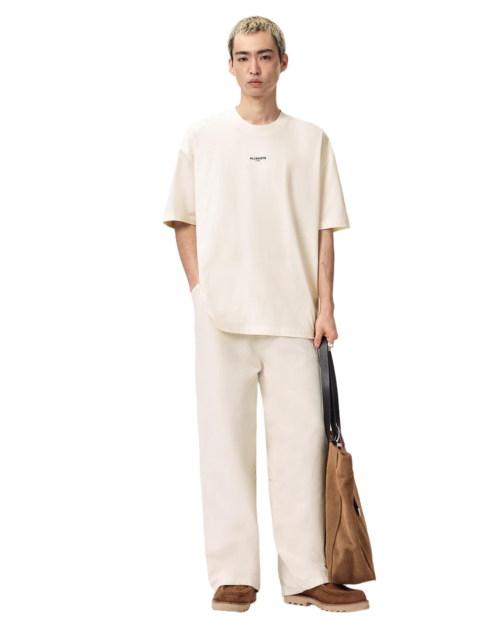 Allsaints Mikro SS Crew T-Shirt Uomo