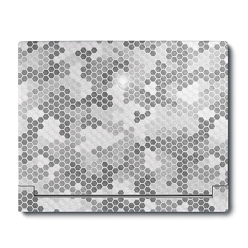 Image of MightySkins Carbon Fiber Skin Compatible With Alienware X16 R1 (2023) Full Wrap Kit - Camo Hexadots | Protective, Durable Textured Carbon Fiber Finish | Easy To Apply & Change Styles | Made in the USA