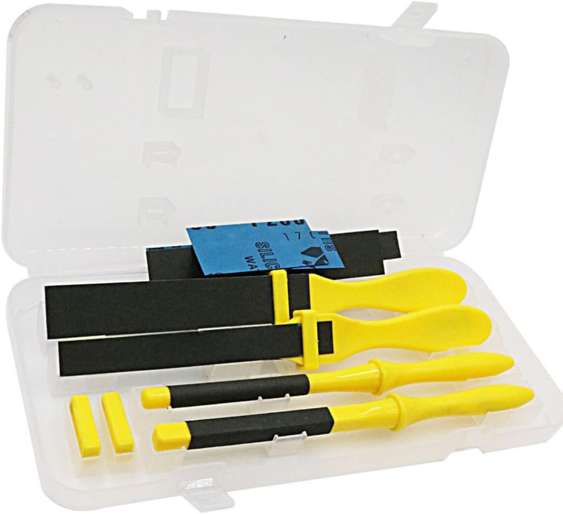 Jewelry Polishing Kit for DIY Crafting, Plastic Abrasive Tool, Yellow