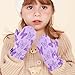 Fashion Lilac Butterflies cute girls snow mittens toddler snow gloves guantes para el frio ni?as 2-4 Years