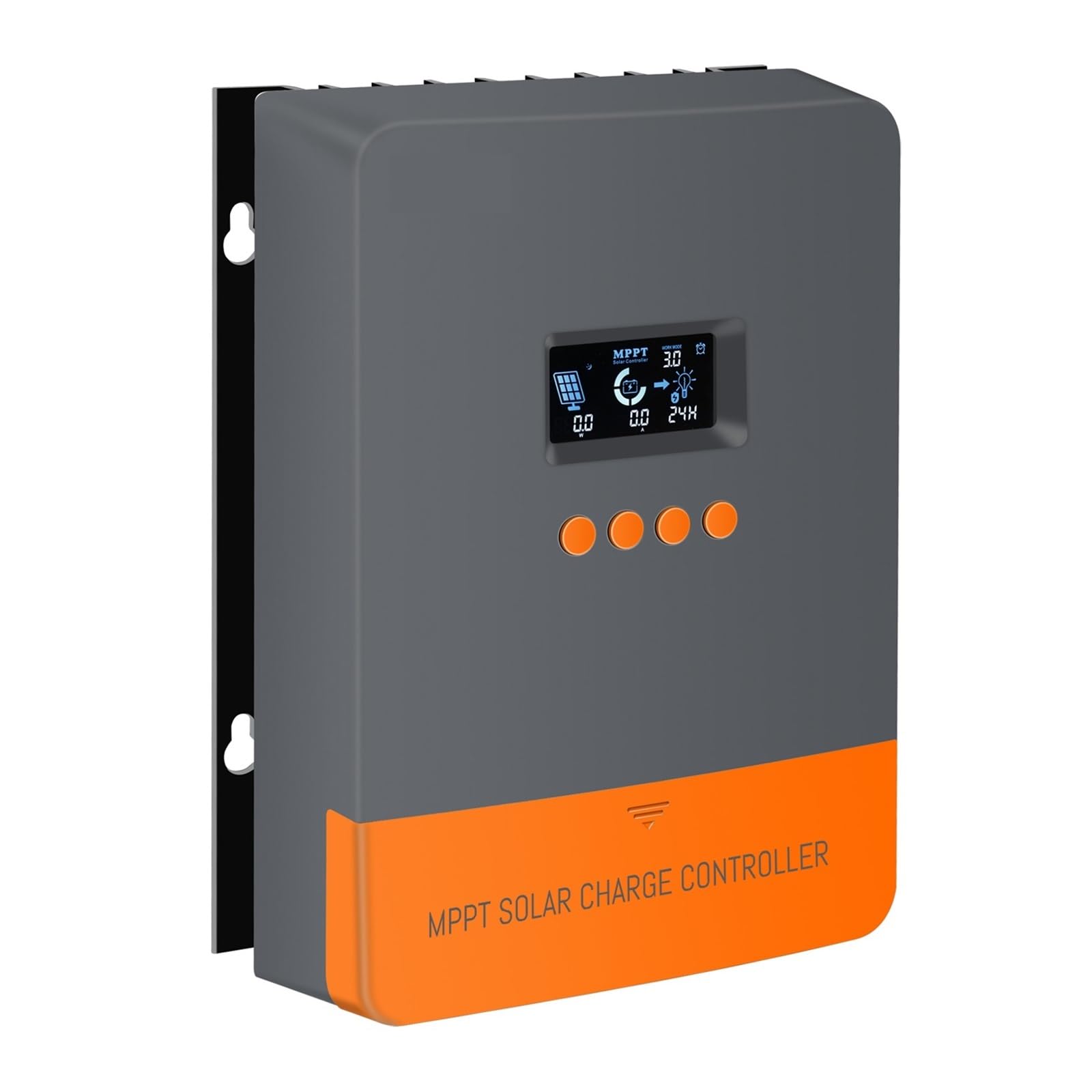 Mando De Cargador Solar MPPT 60A 12V 24V 36V 48V Regulador LCD De Luz Negra Entrada Máxima PV 150VDC Compatible Con Baterías De Litio Ampliamente Utilizado