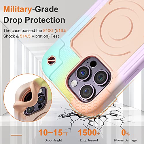 Image of USB C Hoerrye Charging Adapter (Rainbow Pink)