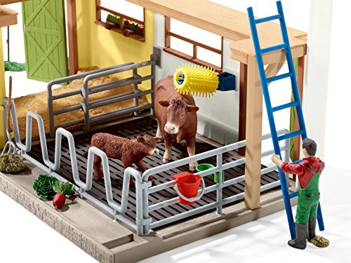Schleich 42334 - Scheune mit Tieren und Zubehör – Bild 6