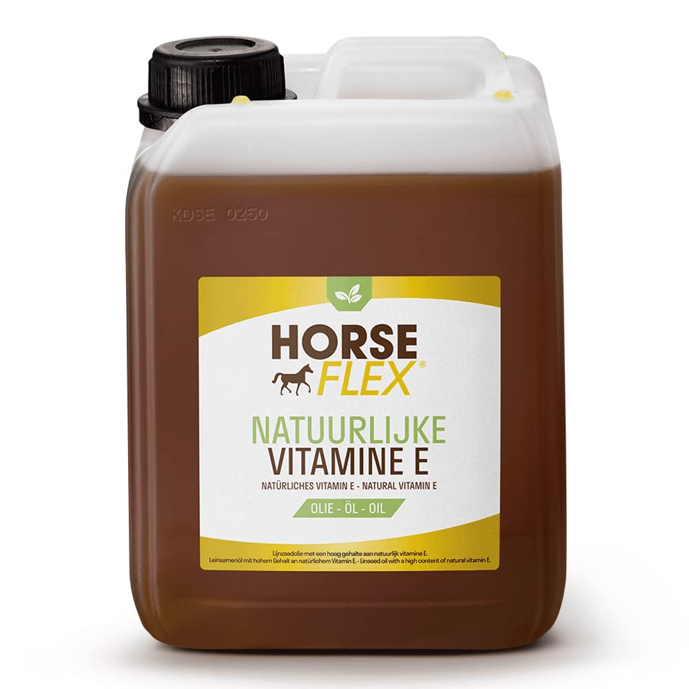 Aceite natural de vitamina E para caballos para apoyar los músculos - 1 litro