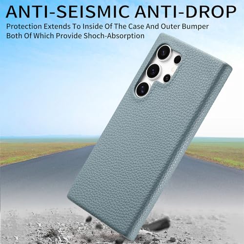 Housse cuir Samsung S26 Ultra texture litchi doublure - 6