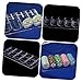 BESTonZON 1pc Acrylic Poker Chips Storage Box Chip Tray Organizer for Tidy Tables Lightweight Design for and Practical Storage