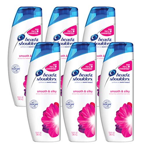Head and Shoulders Smooth & Silky, 12.8 fl oz (6 Pack)