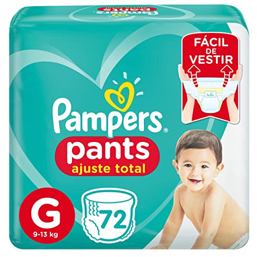 Fralda Pampers Pants Ajuste Total G - 72 fraldas
