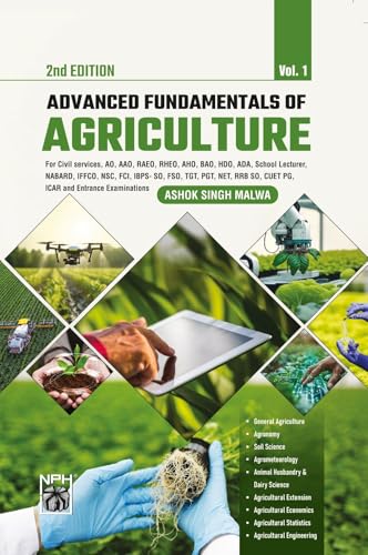 Image of Advanced Fundamentals of Agriculture 2Vols Set 2nd Edition For Civil services, AO, AAO, RAEO, RHEO, AHO, BAO, HDO, ADA, School Lecturer, NABARD, ... SO, CUET PG, ICAR and Entrance Examinations