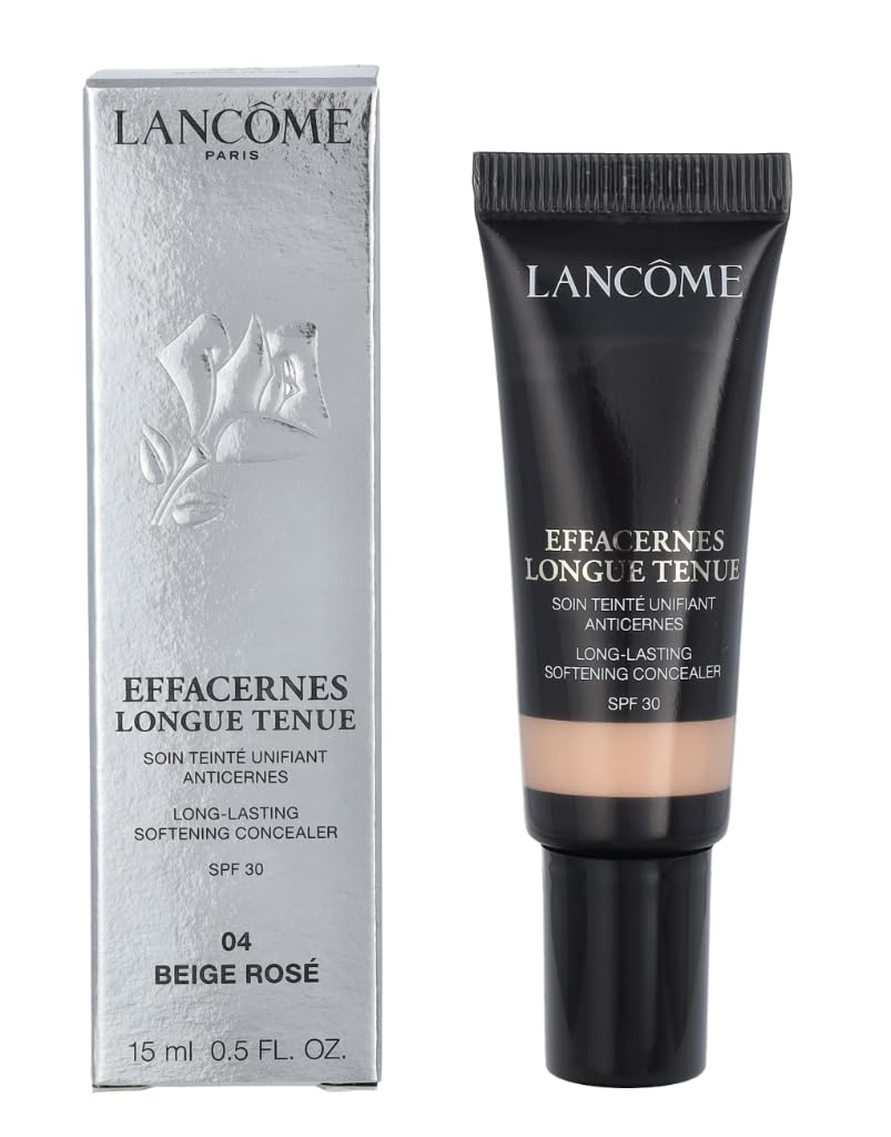 Lancôme Effacernes Longue Tenue Concealer, langanhaltender flüssiger Concealer für alle Hauttypen, mittlere bis hohe Deckkraft, korrigierende Abdeckcreme, 15ml