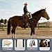 DayoVortex Western Felt Wider Wither pad Design to Protect Tall and Thin Horse Backs Adjustable pad Thickness Horse Shoulder pad and Prevent The Withered Horse Back from Getting Injured (Cream, M)