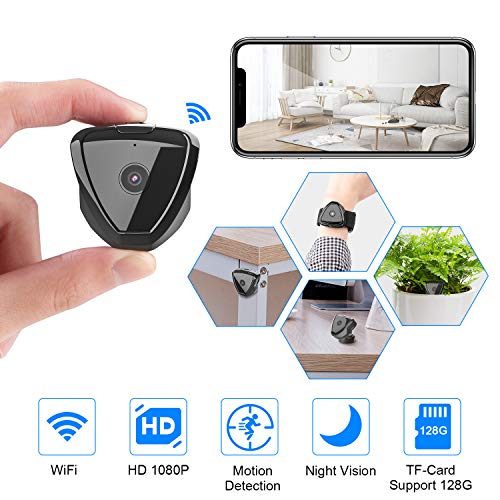 Mini Spy Camera WiFi, HD 1080P Mini Spy Camera Wireless Hidden Camera, Live