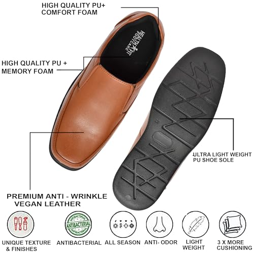Image of HEALTH FIT Men's Diabetic & Orthopedic Comfortable with Soft Sole Ultra-Lightweight Shoes