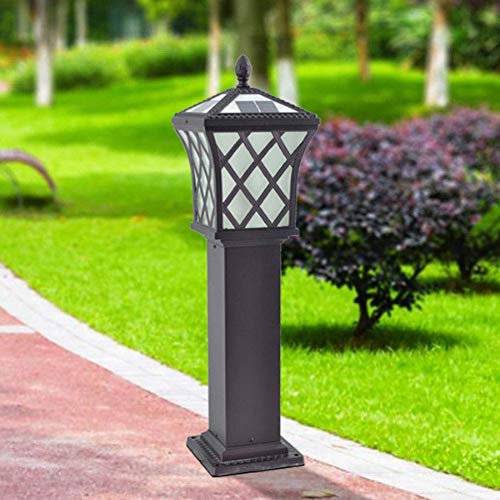 Ground Light Solar Park Illustration Stainless Steel Lawn Lamp Garden Lamp Outdoor Decoration Grass Lamp 3Pcs Picture Color