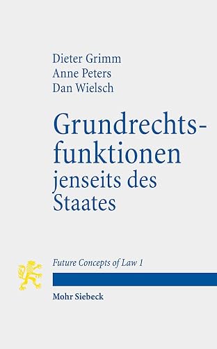 Grundrechtsfunktionen jenseits des Staates (FCL, Band 1)