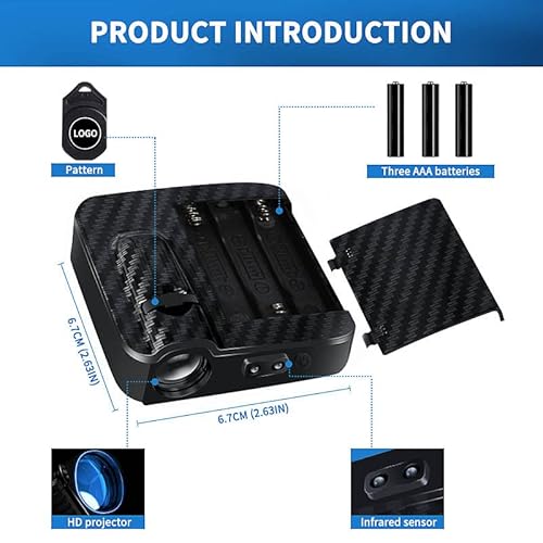 IDPETS Auto Porta Benvenuto Logo Proiettore di