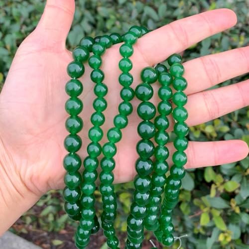 Image of 70pcs Adabele Natural Green Jade Gemstone 10mm Round Beads