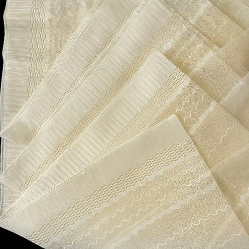 Image of Mosquito Net for King Size Bed & Double Bed, 6x7 ft, Wall /Hook Hanging, Premium Poly-Cotton Blend Fabric Foldable Machhardani (Cream - Frame Not Included)