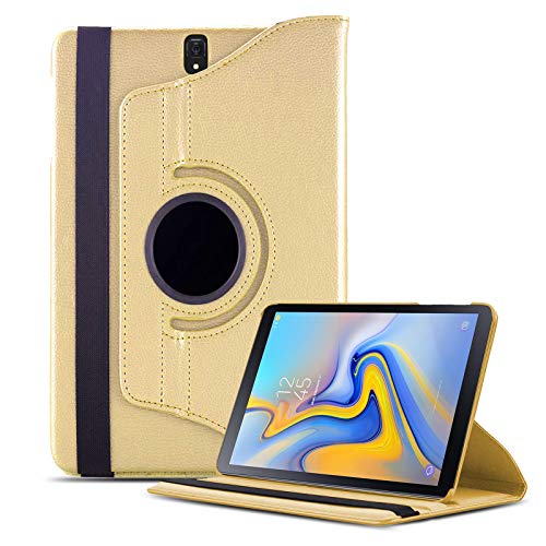 Samsung Galaxy Tab A 10.5 T590/T595 Case, Luxury Leather 360 Degree Rotating Smart Stand Folding Folio Tablet Case Cover For Samsung Galaxy Tab A 10.5