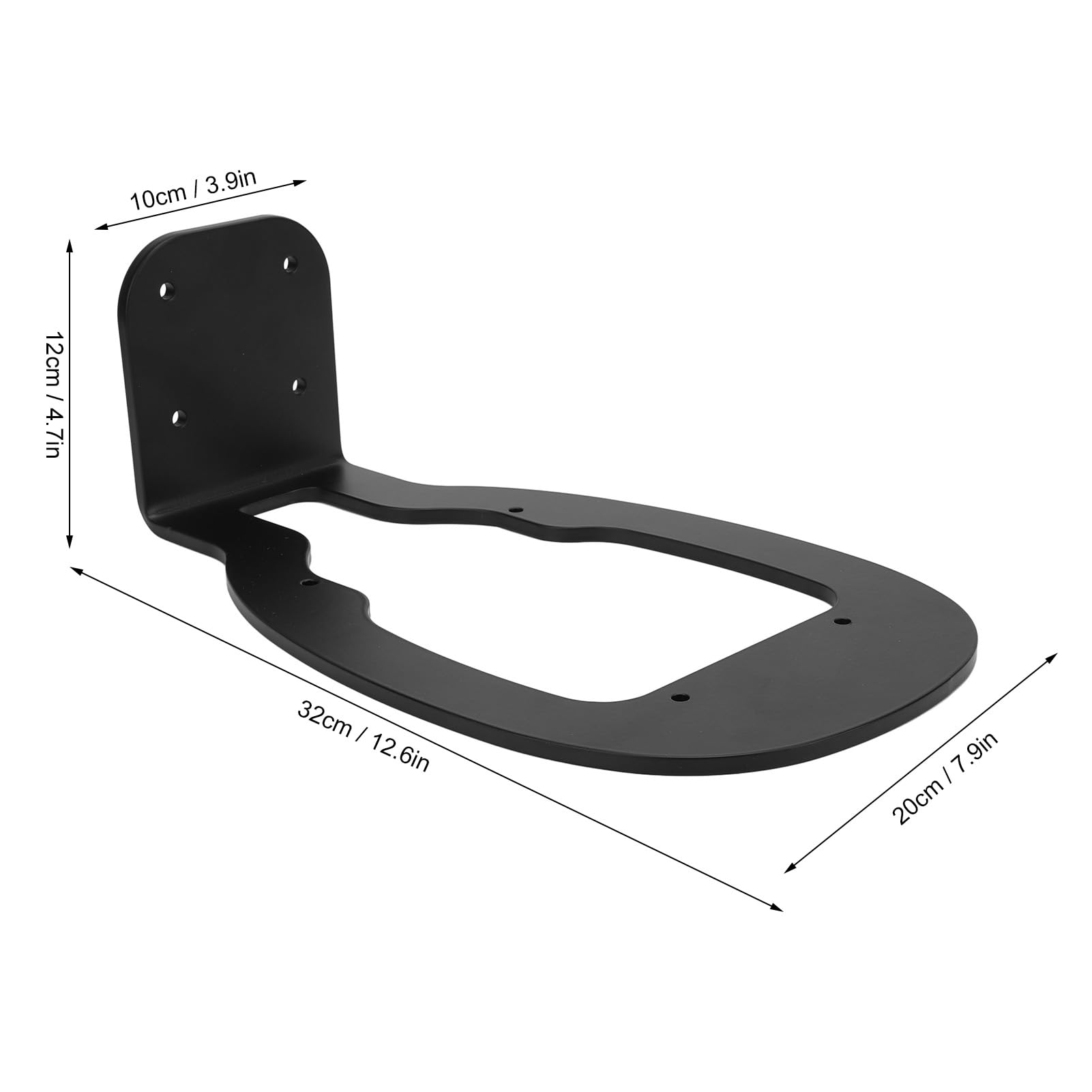 VBESTLIFE Supporto da Parete per Altoparlanti per Formation Duo, Staffa per Rack per Montaggio a Parete per Altoparlanti Dal Design Nascosto, Metallo Ispessito,