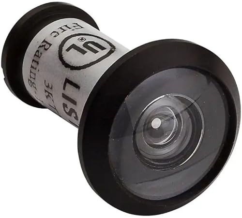 NATIONAL MFGSPECTRUM BRANDS HHI N830-292 National Hardware Visor de puerta, 180 grados, montaje de agujero de 1116 pulgadas, chapado en zinc fundido