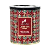 ALMAR - Cioccolata Calda Semidensa da Bere 360g, Loverciok Elite, 33% Cacao Olandese 20/22, Vegetale, Senza Glutine e Lattosio, Preparazione Calda o Fredda, Lattina Alluminio Richiudibile Salvaroma