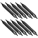 Klanata 10Pcs 2mm Center Drill Bit Set, All Ground Spiral Positioning Mill Tooling, A Type for Die Steel, Stainless Steel Machining, Woodworking Tools