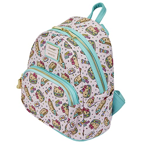 Loungefly x Sanrio Hello Kitty Burger AOP Mini Backpack3