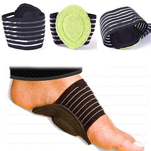 2pcs Elastic Soft Cushioned Supports Relief for Achy Feet Foot Health Tips