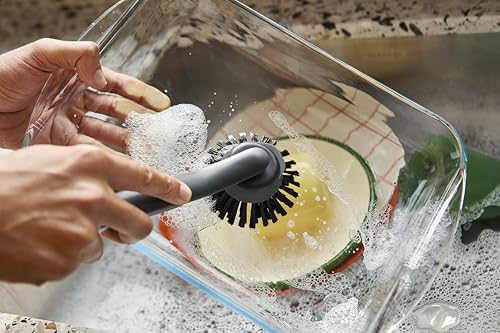 Joseph Joseph SinkTech Spülbürsten Ersatzköpfe - 2er Pack, Langlebige Borsten, Pfannenkratzer, Einfach zu Ersetzen