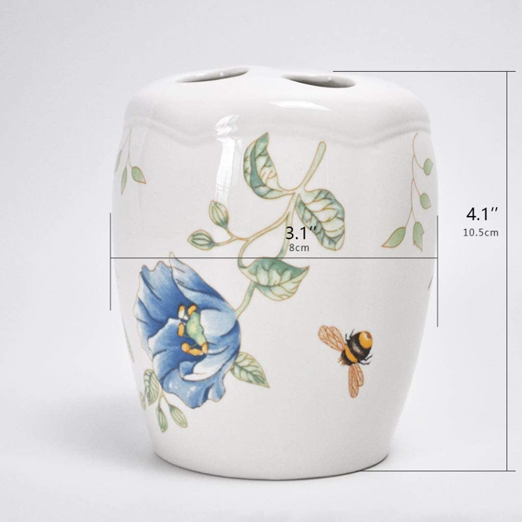 Elegante Soporte para cepillos de dientes, 1 Uds., soporte creativo de cerámica para almacenamiento de cepillos de dientes, estante para cepillos de dientes para ducha de baño, accesorios de baño