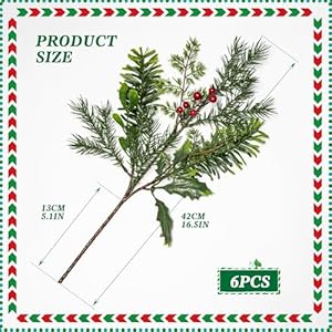 Artificialchristmasnorfolkpinebrancheschristmasartificialpinebrancheswithredberrystemspineconegarlandstemsdecorfauxcedarpicksrealtouchevergreenrealisticplantleaves1656pcs Urban Country Home Decor Artificial christmas norfolk pine branches christmas artificial pine branches with red berry stems pinecone garland stems decor faux cedar picks real touch evergreen realistic plant leaves1656pcs urban country home decor