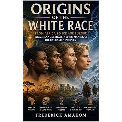 ORIGINS OF THE WHITE RACE Audiolibro Por Frederick Amakom arte de portada