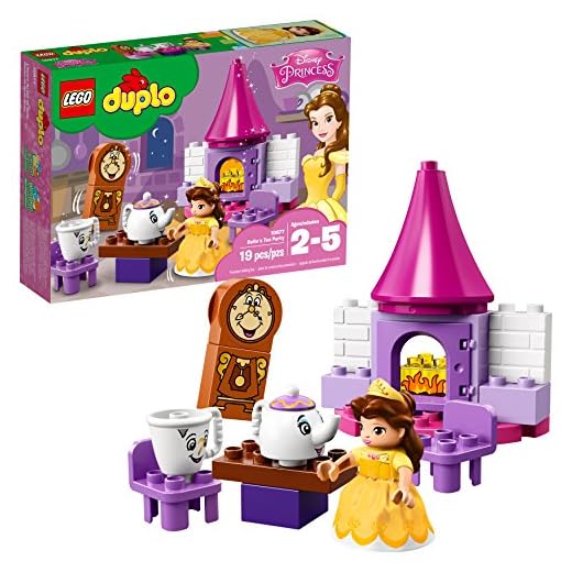 LEGO DUPLO Disney Belle’s Tea Party 10877 Building Blocks (19 Pieces) (Discontinued by Manufacturer)