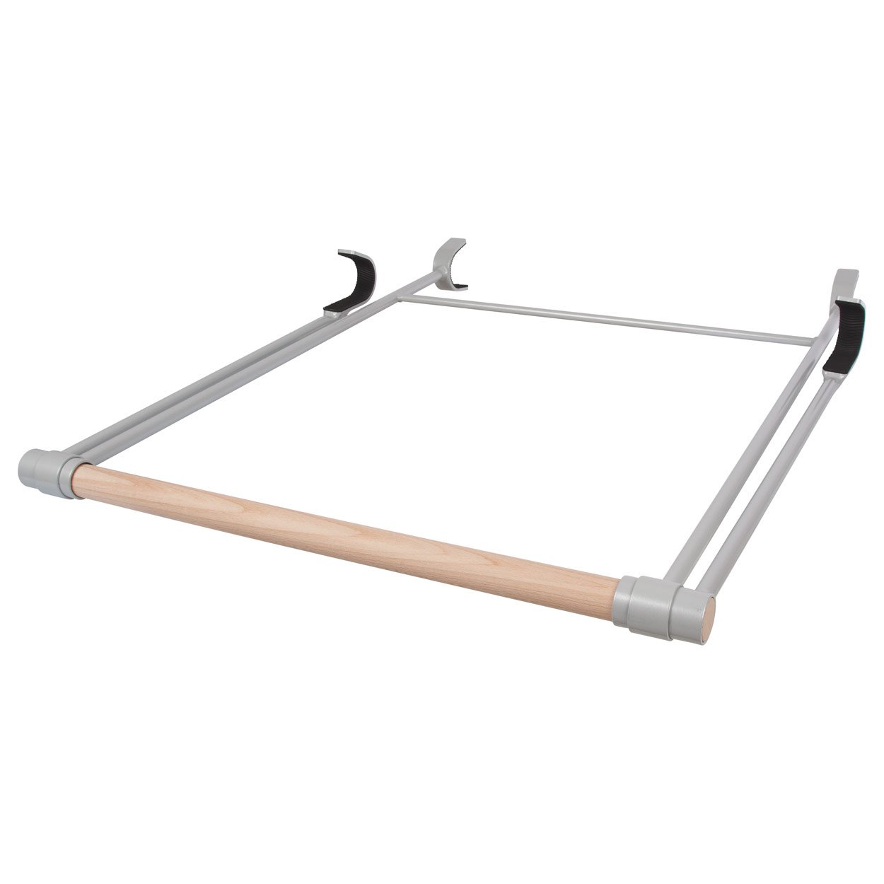Klimmzugstange Für Sprossenwand – Klappbar, Bis 100 Kg Belastbar, Gepolsterte Auflage, Holzsprosse, Für Klimmzüge & Dehnübungen