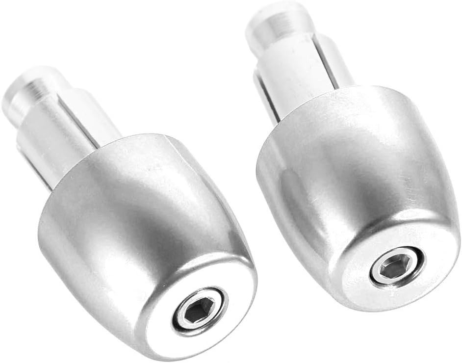 Motorcycle Handlebar End Plugs Antivibration Grip Bar End Caps Slider Set