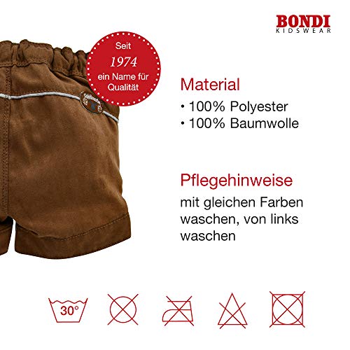 Bondi Kunstledershort, Light Brown 92 Tracht Baby Jungs Artikel-Nr.91264