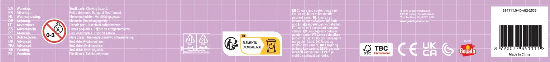 Goliath – CLICKEEZ Keyboard Mega Pack (Series 1) | 1 Tastatur - 15 Tasten Kawaii Clipable Keycaps and 1 Schlüsselanhänger - 70 Charaktere zum Sammeln - Geschenkidee Ab 6 Jahre