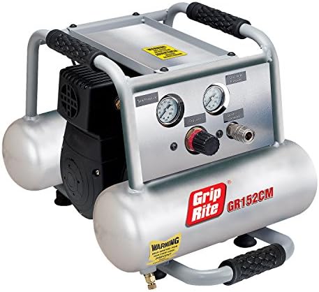 Grip-Rite GR152CM 1.5HP 2 Gallon Twin Tank Compressor