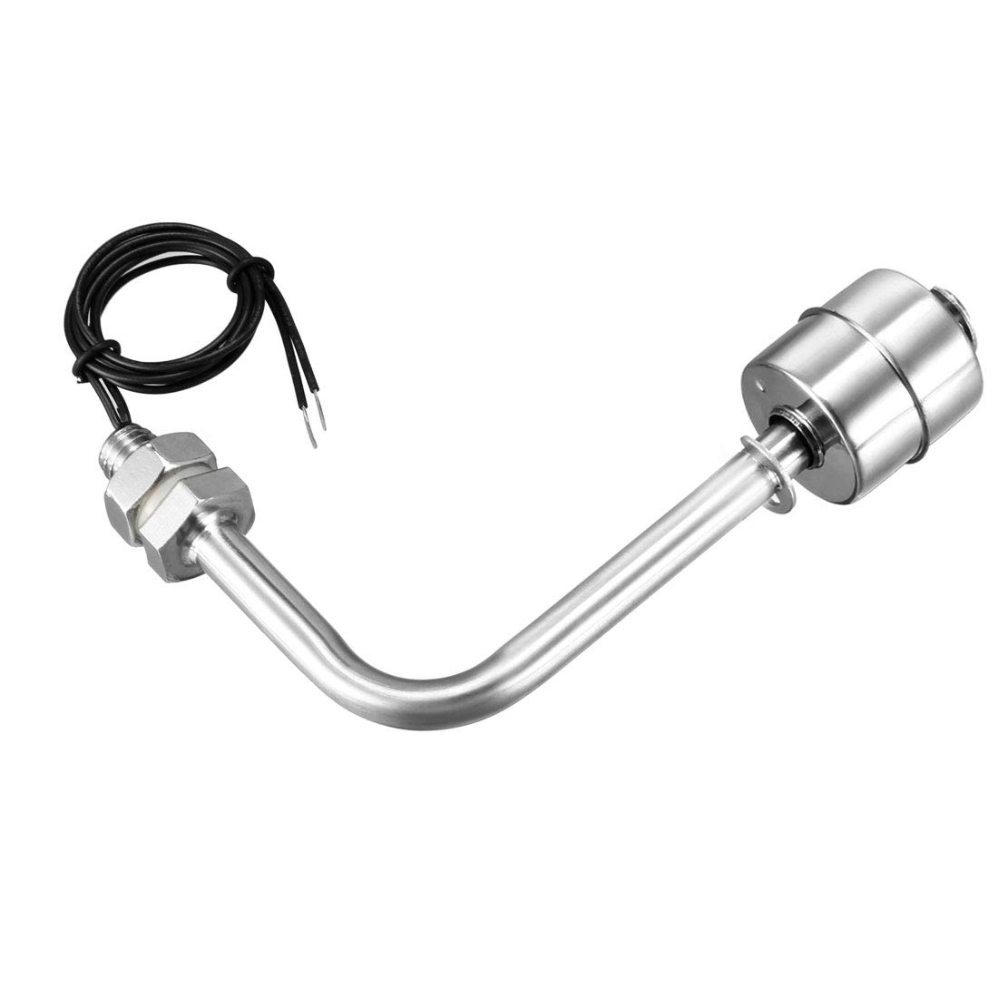 Interruptor de flotador de acero inoxidable for bomba de agua, tanque, piscina, jardín, estanque, Sensor de nivel de agua líquida, M11, 110mm de longitud Interruptor electrico