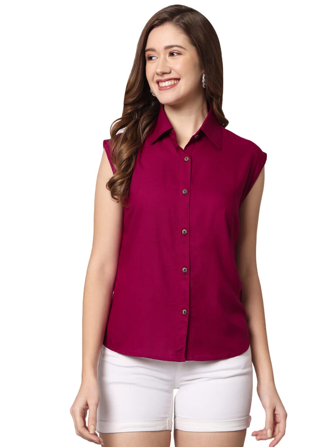 Women's Rayon Blend Regular Fit Shirt-image-29