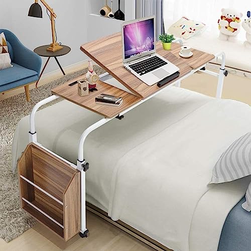 Table de lit sur roulettes pour lit King et Queen ajustable