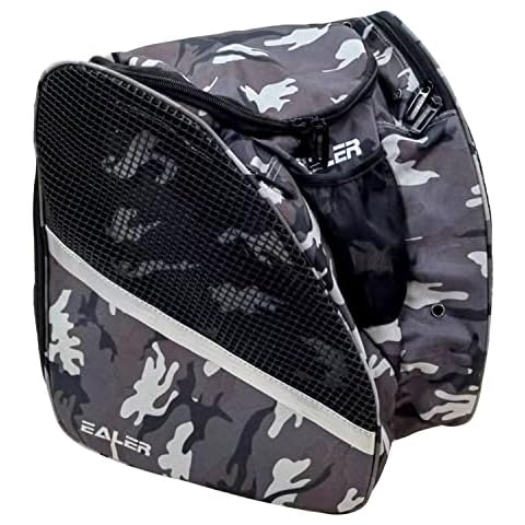 EALER HB500 Series Ice Skate Backpack Roller Skates&Ski Boot Bag-Camo Cover