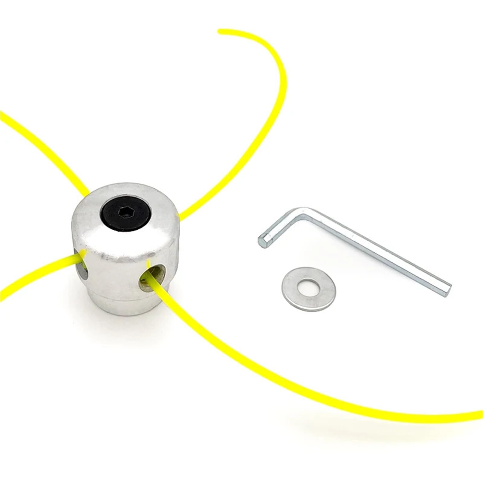 Compatibile con decespugliatore Universale M10*1.25 Testina in Alluminio con Quattro Linee di Taglio