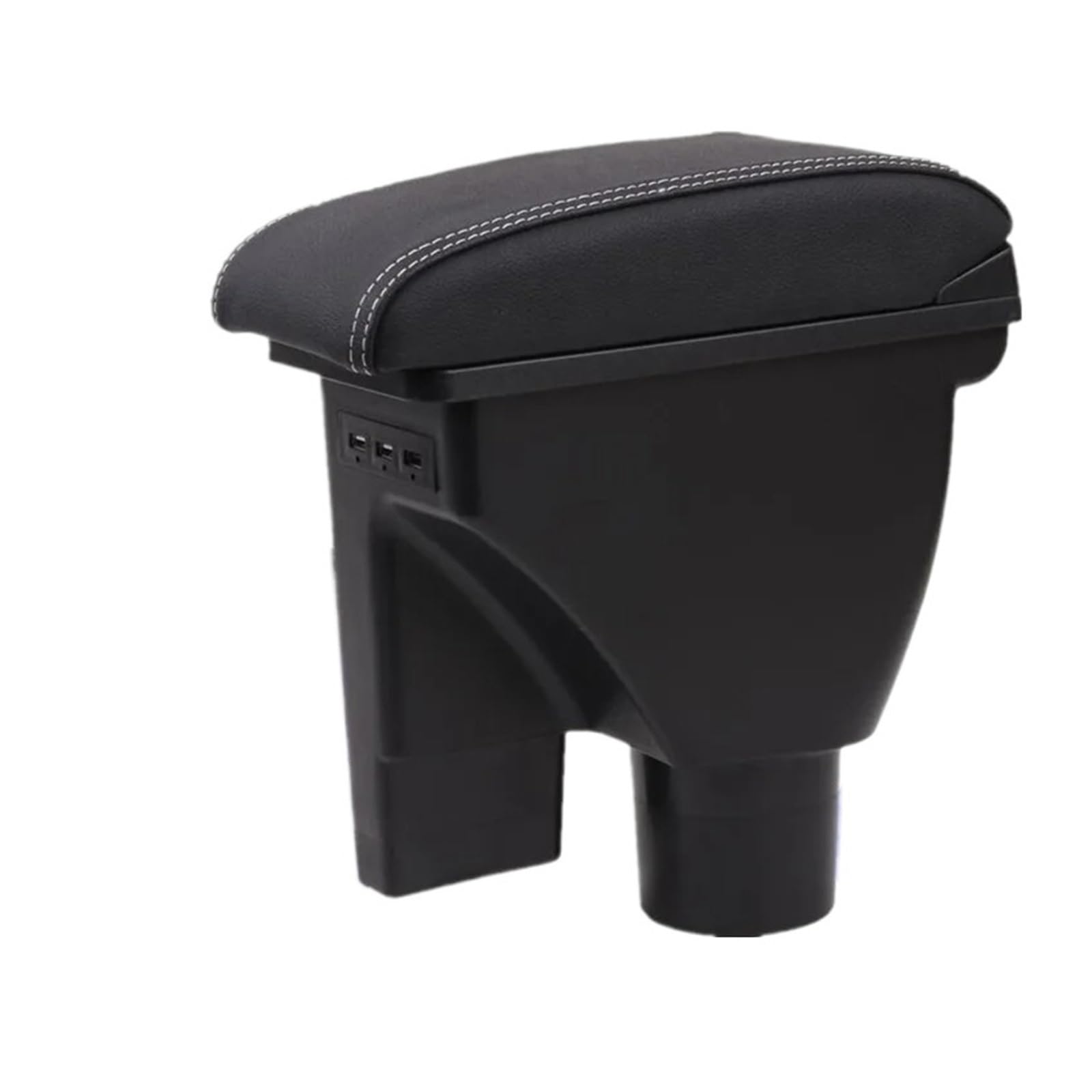Ggwqoops Car Armrests For Hyundai For Getz Car Armrest Box Retrofit Parts Dedicated Accessories Armrest Box(1A style leather 3USB)
