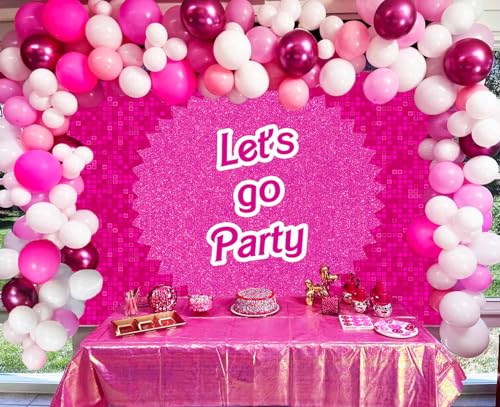 Fondo Fotográfico Rosa Para Fiesta 7x5ft miniatura 4
