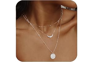 Exquisite, Shimmering: Layered Gold and Silver Necklaces for a Royal Look